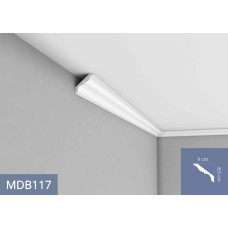 Stropní lišta elastická MDB117F / 8,5cm
